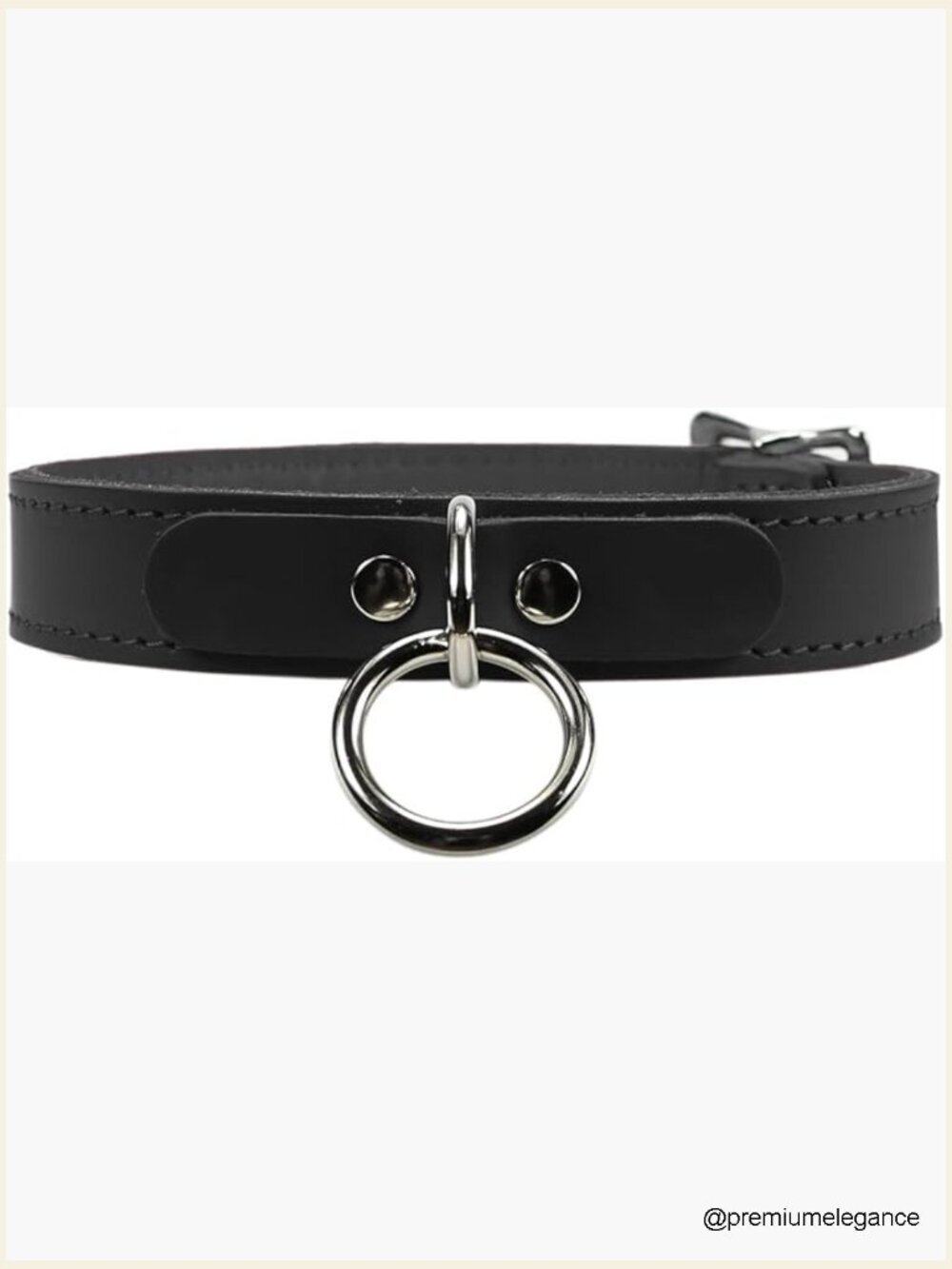 Handmade Leather Collar Day Collar Choker BDSM Adjustable